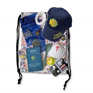 Pilgertasche Deluxe - Mit blauer Basecap