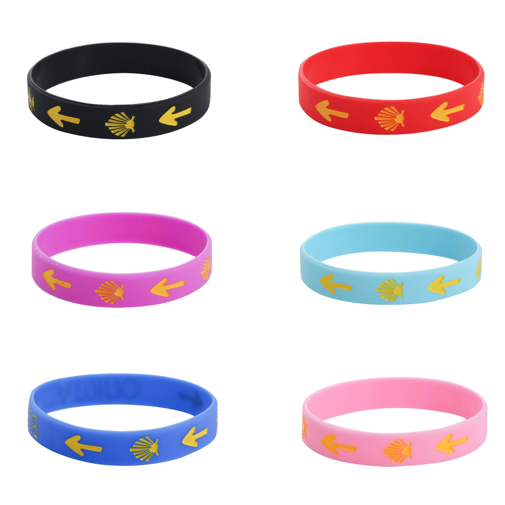 Silikon-Armband Muschel und Pfeil