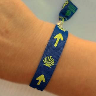 Stoffarmband Muschel + Pfeil