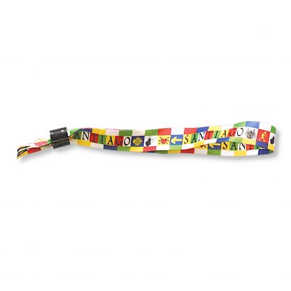 Stoffarmband mit Motiven vom Jakobsweg – Bild 2